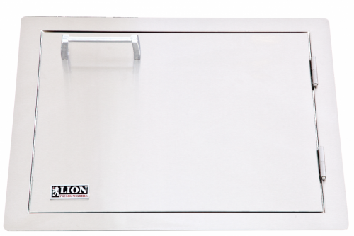 Lion 33-Inch Access Door & Double Drawer Combo with Towel Rack