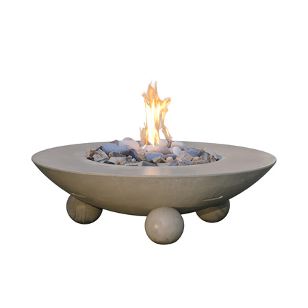 American Fyre Designs Versailles Gas Fire Pit Table With Ball Feet Outdoor Florida Kitchens